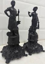 Henri Fugère (1872-1944) - sculptuur, BRISE DE PRINTEMPS /, Antiek en Kunst, Curiosa en Brocante