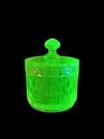 Art Deco Toiletset - scailmont - uranium - Uranium glas, Antiek en Kunst