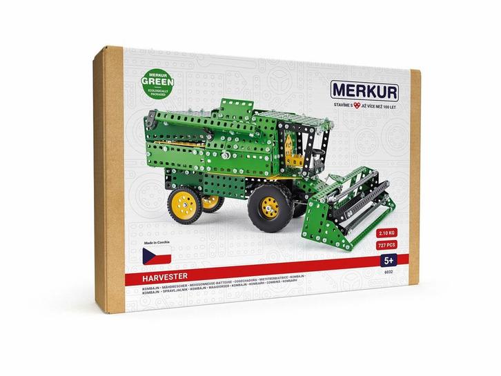 Merkur - Maaidorser - metalen constructieset - 731 onderd..., Kinderen en Baby's, Speelgoed | Bouwstenen, Nieuw, Verzenden