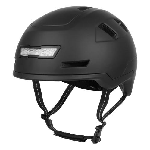 VINZ Nevis LED Speed Pedelec Helm (NTA 8776) - Mat Zwart, Motoren, Kleding | Motorhelmen, M, Verzenden