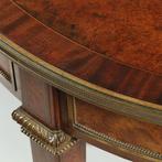 Amboina Bouillotte tafel gesig ESCALIER DE CHRISTAL PARIS me, Antiek en Kunst, Ophalen of Verzenden