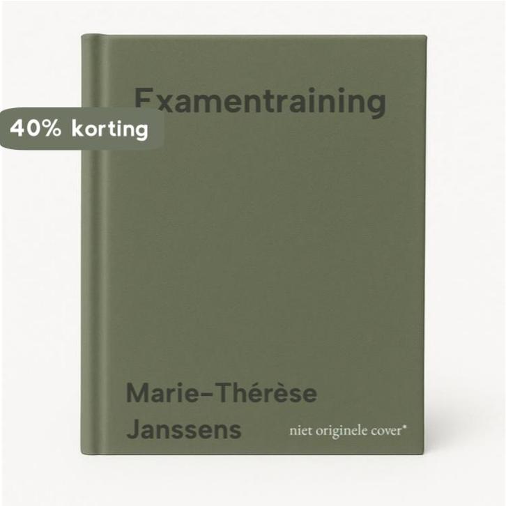 Examentraining 9789054893981 Marie-Thérèse Janssens, Boeken, Schoolboeken, Zo goed als nieuw, Verzenden