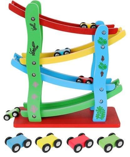 Houten racebaan (Voertuigen, Houten speelgoed, Speelgoed), Kinderen en Baby's, Speelgoed | Houten speelgoed, Duw- of Trekspeelgoed