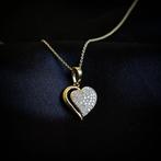 Hanger - 14 karaat Geel goud - 0.23ct. tw. - Natuurlijke