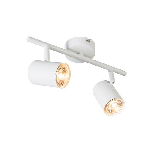 Moderne spot wit 2-lichts kantelbaar - Jeana, Huis en Inrichting, Lampen | Spots, Nieuw, Overige materialen