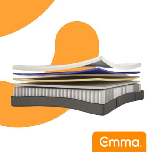 Matras 200x200 | Emma | Hybrid | EMMARKT=10% korting, Huis en Inrichting, Slaapkamer | Matrassen en Bedbodems, Verzenden