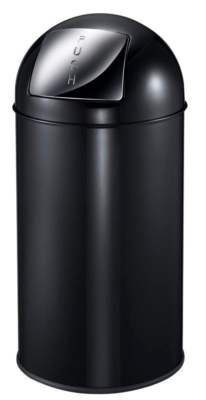 EKO afvalbak met pushdeksel 40 ltr zwart, Huis en Inrichting, Schoonmaakartikelen, Verzenden