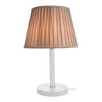 Tafellamp bureaulamp Kilbride E27 wit en zandkleurig, Nieuw, Verzenden