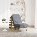 vidaXL Futon slaapbank met matras 60x206x11 cm geïmpregneerd, Verzenden, Nieuw, Bruin