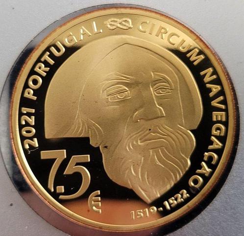 Portugal. 7,5 Euro 2021 Fernão de Magalhães - Mactan 1521, Postzegels en Munten, Munten | Europa | Euromunten