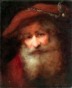 Piotr Topolski (Polonia, 1960) - Volto di anziano - NO, Antiek en Kunst