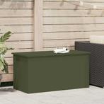 vidaXL Buitenopslagdoos met opslag Olijfgroen 100 x 50.5 x, Huis en Inrichting, Woonaccessoires | Kisten, Verzenden, Nieuw