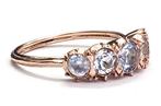 Zonder Minimumprijs - Ring - 9 kt. Roségoud, Zilver -, Sieraden, Tassen en Uiterlijk, Ringen, Nieuw