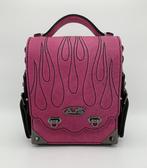 Handtas hotpink flame black schoudertas, Ophalen of Verzenden, Nieuw