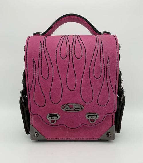Handtas hotpink flame black schoudertas, Auto-onderdelen, Overige Auto-onderdelen, Nieuw, Ophalen of Verzenden