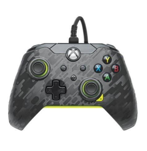 Xbox Series Controller Wired - Carbon Electric - PDP Gaming, Spelcomputers en Games, Spelcomputers | Xbox Series X en S, Zo goed als nieuw