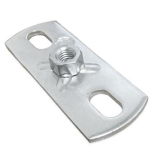 Grondplaat met vaste moer M8, Doe-het-zelf en Verbouw, Ventilatie en Afzuiging, Nieuw, Verzenden