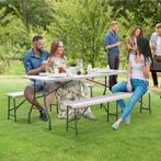 2dekans | Juskys Bayreuth Biertentgarnituur, 3-delig en, Ophalen of Verzenden, Zo goed als nieuw, Juskys