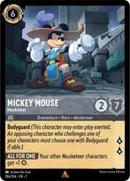 [186/204] - MICKEY MOUSE - Musketeer ENG FOIL [M/NM], Ophalen of Verzenden, Nieuw
