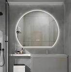 Zonsopkomst spiegel 120 x 100 cm met verlichting en, Ophalen of Verzenden, Nieuw, Overige typen