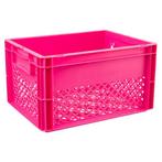 Fast Rider Kunststof Fietskrat Medium 25 liter Roze, Fietsen en Brommers, Fietsaccessoires | Fietsmanden, Verzenden, Nieuw