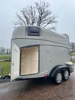 Prachtige Humbaur 2-paards met aluminium bodem!, Ophalen, Zo goed als nieuw, Aluminium, 2-paards trailer