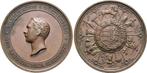 Brons medaille o J Wuerttemberg Wilhelm I 1816-1864, Postzegels en Munten, Penningen en Medailles, Verzenden