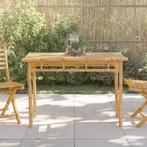 vidaXL Tuintafel 110x55x75 cm bamboe, Tuin en Terras, Tuintafels, Verzenden, Nieuw, Hout