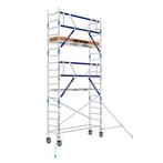 AGS Pro rolsteiger ASC 75 x 250 x 6,2wh enkelzijdig, Doe-het-zelf en Verbouw, Steigers, Verzenden, Nieuw, Rolsteiger of Kamersteiger