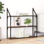 vidaXL Wandplank met plank Oud Hout 80 x 21 x 78,5 cm, Huis en Inrichting, Woonaccessoires | Wandplanken en Boekenplanken, Verzenden