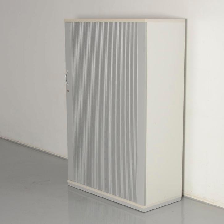 Vielhauer roldeurkast, lichtgrijs, 149 x 100 cm, incl. 3, Huis en Inrichting, Kasten | Roldeurkasten en Archiefkasten, Ophalen of Verzenden