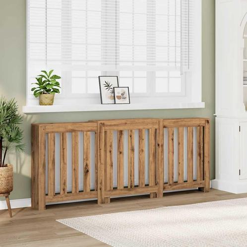 vidaXL Radiatorombouw 205x21,5x83,5 cm bewerkt hout, Doe-het-zelf en Verbouw, Verwarming en Radiatoren, Nieuw, Verzenden