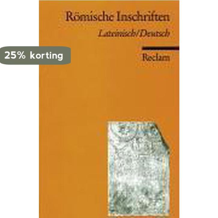 Römische Inschriften 9783150085127, Boeken, Literatuur, Gelezen, Verzenden