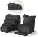 2dekans | ONYX Compressie Packing Cubes - 7 stuks - Koffer, Ophalen of Verzenden, Zo goed als nieuw