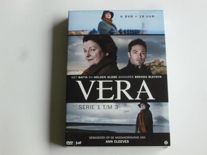 Vera - Serie 1 t/m 3 (6 DVD), Cd's en Dvd's, Dvd's | Tv en Series, Zo goed als nieuw, Verzenden