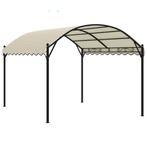 Paviljoen Prieel 4 x 3 mtr , stof creme (Goedkope Partytent), Tuin en Terras, Partytenten, Verzenden, Nieuw, 2 meter of meer, Partytent