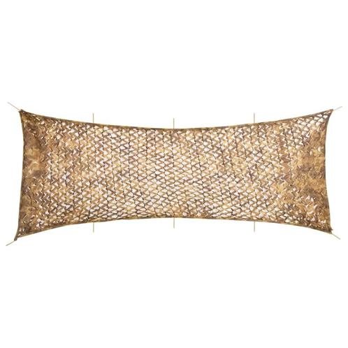vidaXL Camouflagenet met opbergzak 833x297 cm zandkleurig, Sport en Fitness, Schietsport-accessoires, Nieuw, Verzenden