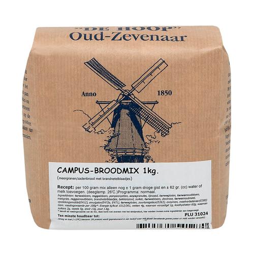 Molen de Hoop Campus Broodmix 1kg, Hobby en Vrije tijd, Taarten en Cupcakes maken, Nieuw, Verzenden