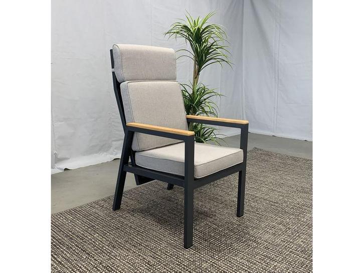 Te Velde tuinmeubelen palazzo aluminium-teak tuinstoel, Tuin en Terras, Tuinstoelen, Nieuw, Verstelbaar, Aluminium