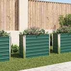 vidaXL Plantenbak verhoogd 100x40x77 cm gegalvaniseerd staal, Tuin en Terras, Bloembakken en Plantenbakken, 100 cm of meer, Verzenden