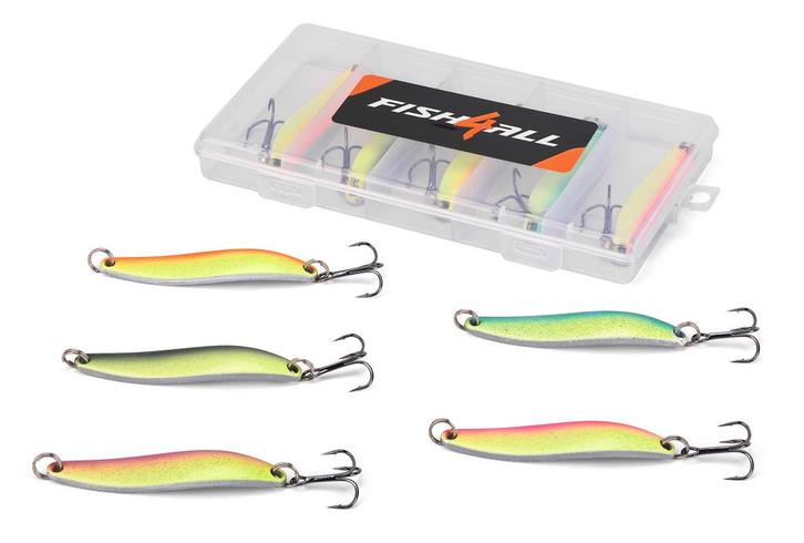 Fish4all Casting Spoon Box 6.5cm 13g (5pcs), Watersport en Boten, Hengelsport | Algemeen, Overige typen, Nieuw, Verzenden