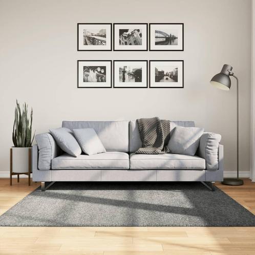 vidaXL Vloerkleed PAMPLONA shaggy hoogpolig modern 160x160, Huis en Inrichting, Stoffering | Tapijten en Kleden, Groen, Nieuw
