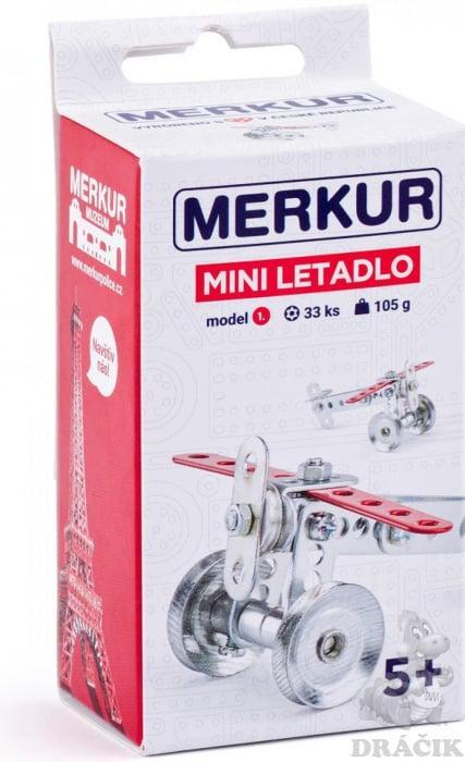 Merkur - Mini 51 - vliegtuig - metalen constructieset - 3..., Kinderen en Baby's, Speelgoed | Bouwstenen, Nieuw, Verzenden