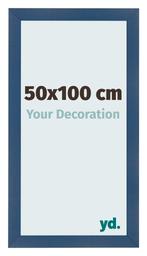 Fotolijst 50x100 cm - Donkerblauw Geveegd - MDF - Pisa, Verzenden, Nieuw
