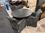***SALE*** Mango Eettafel zwart rond Ø110, Huis en Inrichting, Tafels | Eettafels, Verzenden, Nieuw
