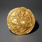 Diquis - Chiriqui, Costa Rica Goud Fantastisch ornament in