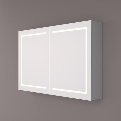 Spiegelkast Hipp Design SPK 61000 Rechthoek Met Verlichting, Doe-het-zelf en Verbouw, Sanitair, Bad, Nieuw, Ophalen of Verzenden
