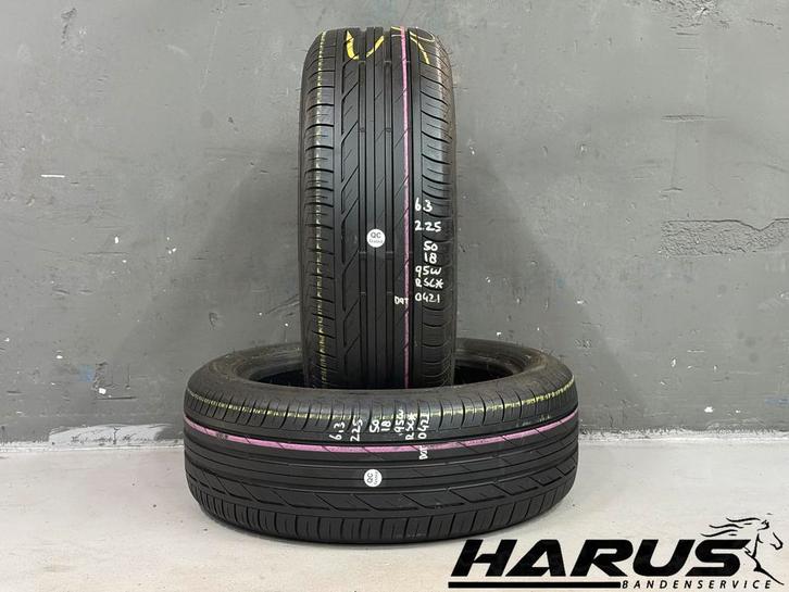 225/50/18 95W Bridgestone zomerbanden 6,3mm profiel 4 stuks, Auto-onderdelen, Banden en Velgen, 18 inch, Erkend duurzaam, Zomerbanden