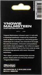 Jim Dunlop Yngwie Malmsteen Delrin 500 plectrum 2.00 mm, Ophalen of Verzenden, Nieuw, Elektrische basgitaar