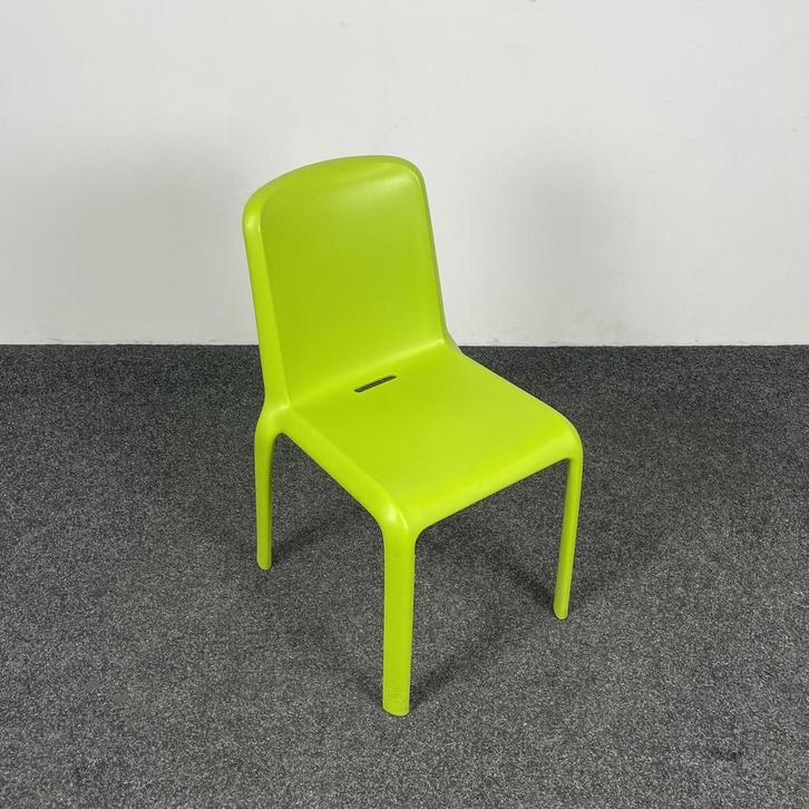 Kantinestoel Pedrali Snow 300 - Groen, Huis en Inrichting, Stoelen, Gebruikt, Ophalen of Verzenden